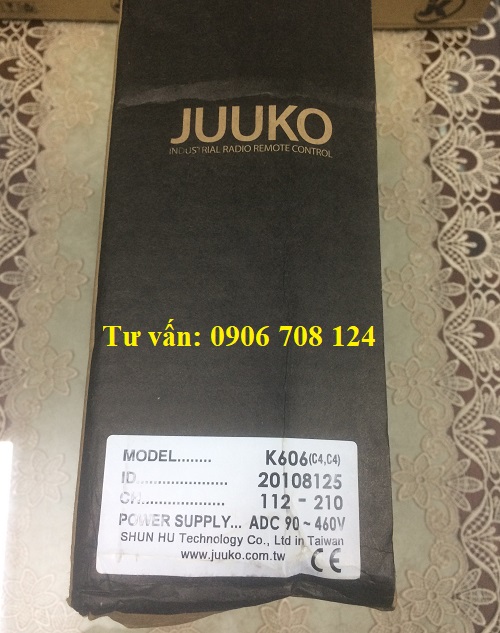 Điều khiển từ xa cầu trục 2 cấp Juuko K606