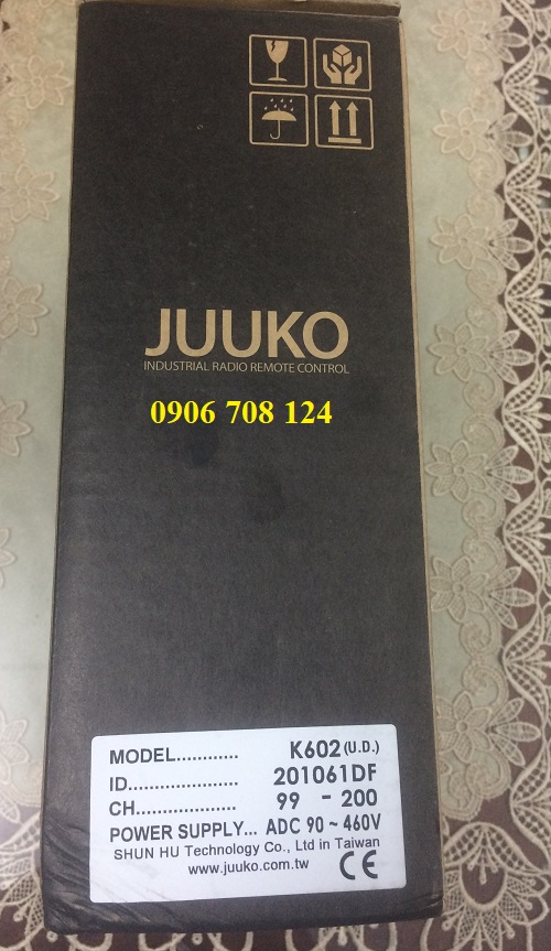 điều khiển từ xa cầu trục Juuko k602